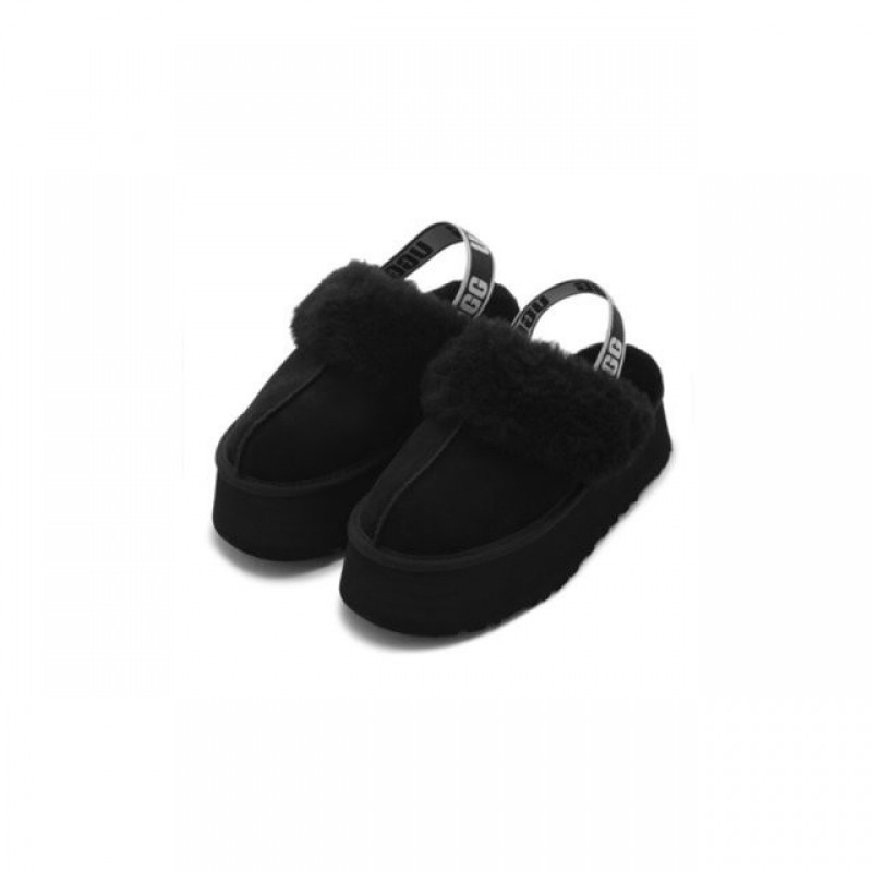 어그 UGG 로고 밴딩 플랫폼 샌들 펀케트 W - 1113474BLK 250