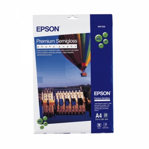 EPSON)프리미엄 반광택 포토용지(S041332 251g A4 20매) 포토용지