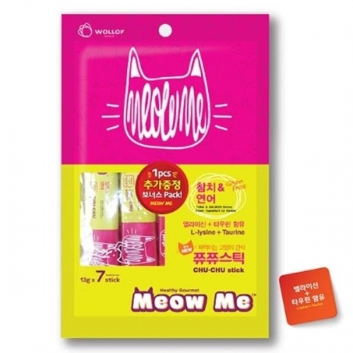미요미 쮸쮸스틱 참치 연어13gX7개입 애완용품 고양이간식