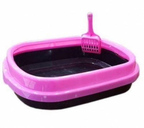 CF-S 평판형 고양이화장실 모래삽(핑크) 고양이모래