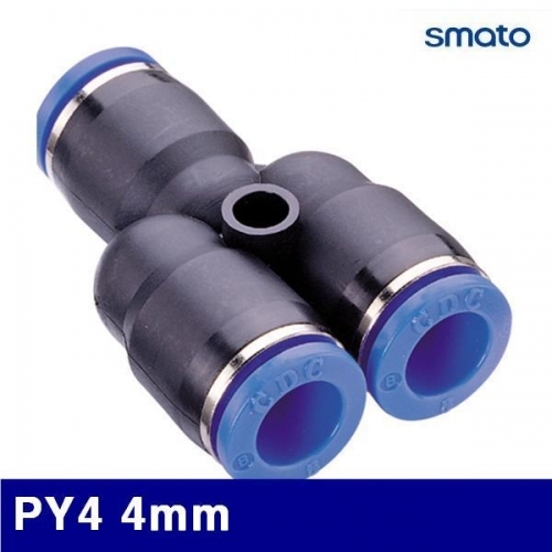스마토 6340928 에어원터치피팅 PY4 4mm 묶음(10ea) (묶음(10ea))