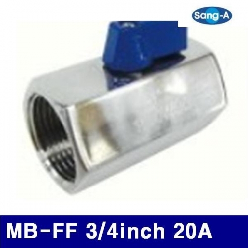 상아뉴매틱 6302894 스테인리스 미니 볼밸브 MB-FF 3/4Inch 20A (1EA)