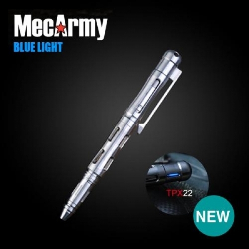 맥아미(MecArmy) 블루 트리튬라이트 텍티컬 펜 TPX22