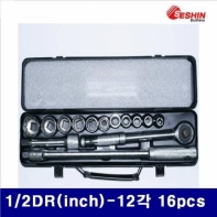 세신버팔로 1040731 소켓렌치 세트 1/2DR(Inch)-12각 16pcs (1EA)