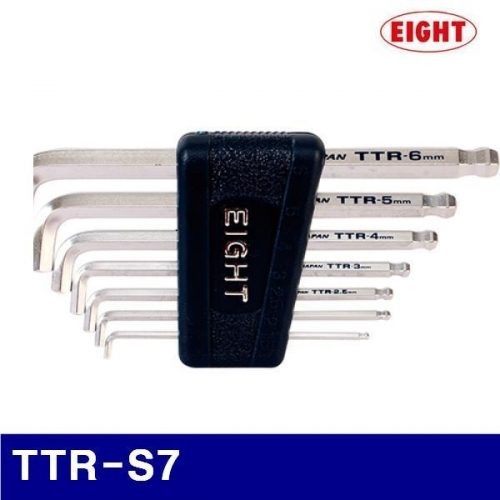 에이트 2113034 스터비 볼렌치세트 TTR-S7 1.5 2 2.5 3 4 5 6mm (1SET)