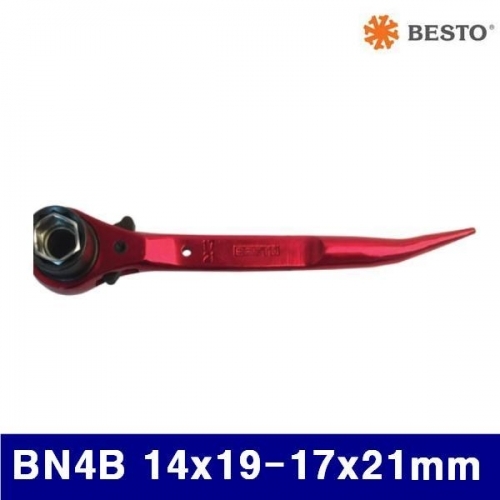 베스토 366-0137 라쳇렌치-4in1기능 BN4B 14x19-17x21mm (1EA)