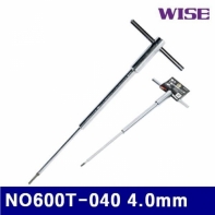와이즈 368-0003 T형 육각렌치 NO600T-040 4.0mm (1EA)