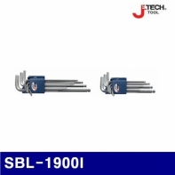 제이테크 369-0055 볼렌치(크롬)9pcs세트 SBL-1900I 1/16-3/8Inch 볼렌치 (1EA)