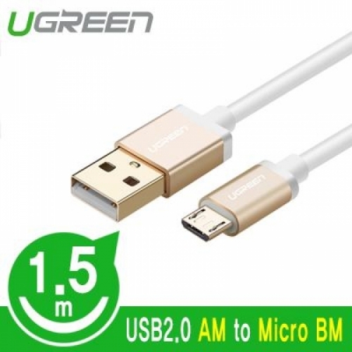 USB2.0 마이크로 5핀 케이블 1.5m (골드)