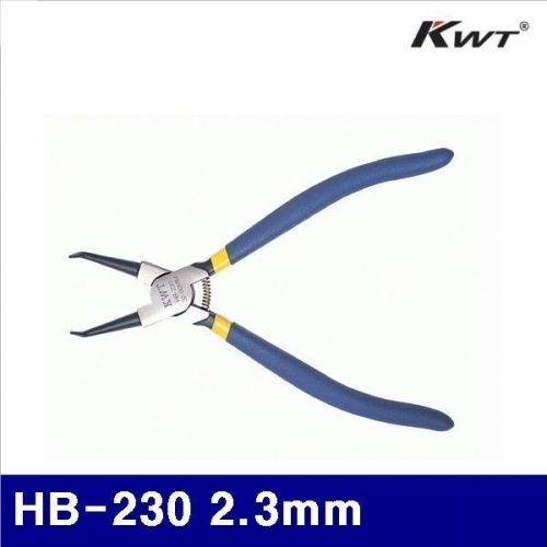 KWT 2251167 스냅링 플라이어-내경ㄱ자(오무림) HB-230 2.3mm (1EA)