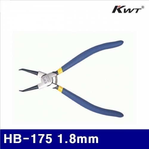 KWT 2251158 스냅링 플라이어-내경ㄱ자(오무림) HB-175 1.8mm (1EA)