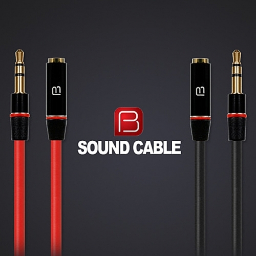 PB正品 음향기기 필수품 꼬임방지 저손실 이어폰 헤드폰 스피커 연장선 SOUND CABLE