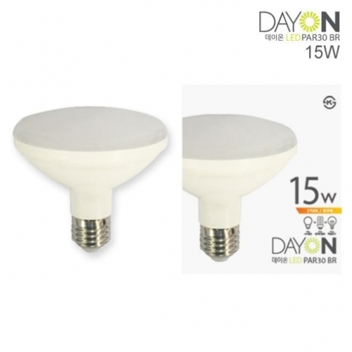 CJ/ DAYON LED PAR30 15W BR(확산형) 전구색 (2700K)
