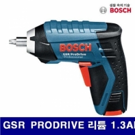 보쉬 623-0105 충전스크류드라이버3.6V-리튬이온 GSR PRODRIVE 리튬 1.3Ah (1EA)