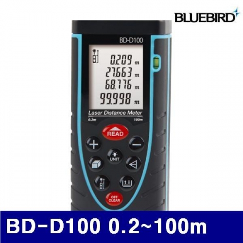 블루버드 4007357 레이저거리측정기 BD-D100 0.2-100m 1㎜ (1EA)