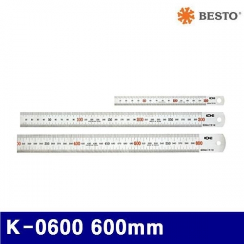 베스토 383-0102 직자 -스텐유광 K-0600 600mm (1EA)