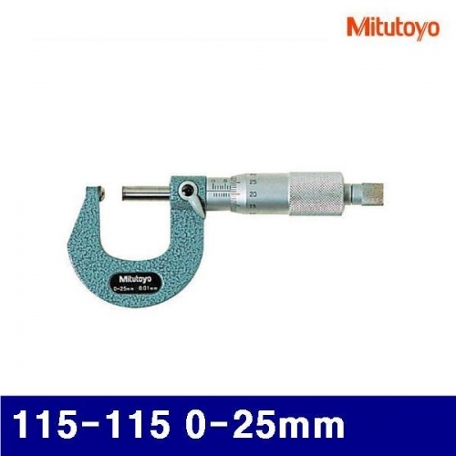 미쓰토요 4021630 단볼 튜브 마이크로미터 115-115 0-25mm (1EA)