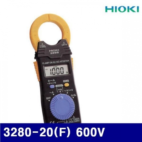 히오끼 4160179 디지털 클램프테스터기 3280-20(F) 600V (1EA)