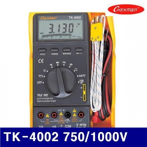 태광전자 4150260 디지털테스터기 TK-4002 750/1000V (1EA)
