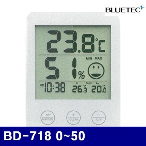 블루텍 4010838 온습도계 BD-718 0-50 20-95 (1EA)