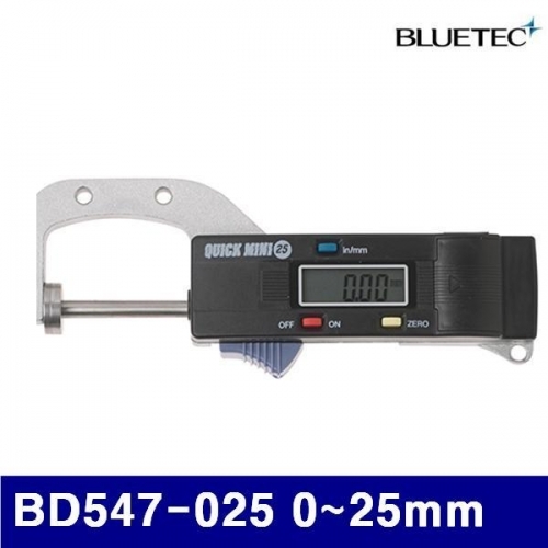 블루텍 4014904 다이얼 두께게이지 BD547-025 0-25mm (1EA)