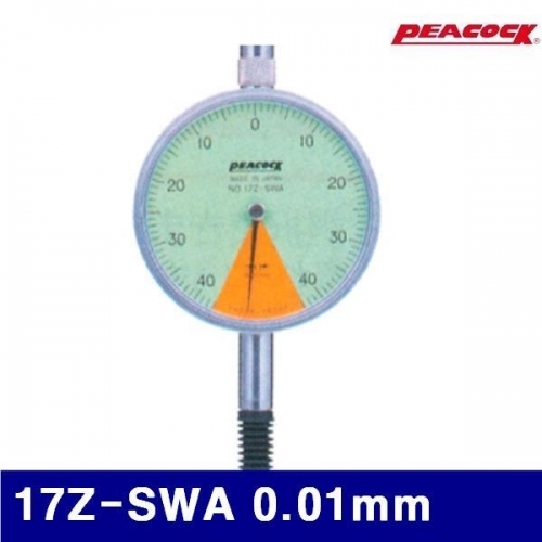 피코크 106-0223 다이얼 게이지일회전방유형 17Z-SWA 0.01mm (1EA)