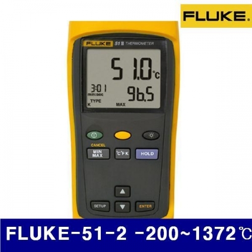 플루크 4162113 디지털표면온도계 FLUKE-51-2 -200-1372(도) (1EA)