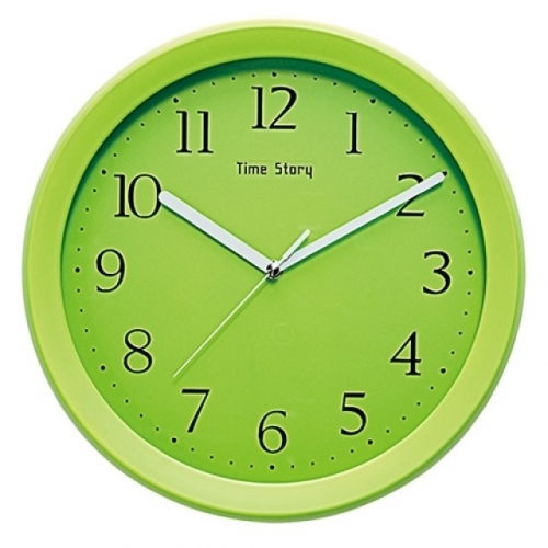 타임스퀘어)후레쉬벽시계(310mm 그린) 시계 초시계
