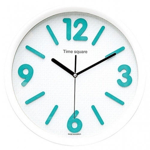 타임스퀘어)화이트민트벽시계(315mm) 시계 초시계
