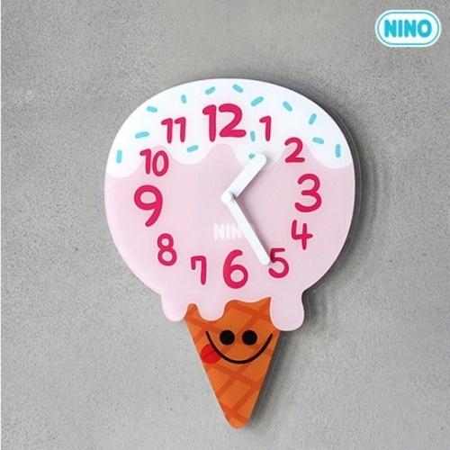 니노 타임 NTMA-108 아이스크림 (대) 디자인 아크릴 벽시계
