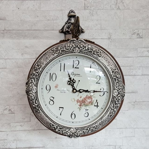 엘리제 장미 양면시계 인테리어 소품 시계 디자인