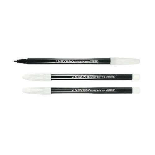 문화)컴퓨터용싸인펜(흑색 12개입) 사인펜