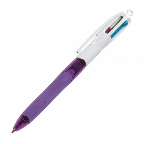 BIC 4색 그립볼펜(패션-1.0mm) M501226