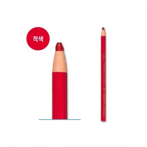 필기구 샤프 연필 색연필보성화학 유리용 색연필 적색   DZ