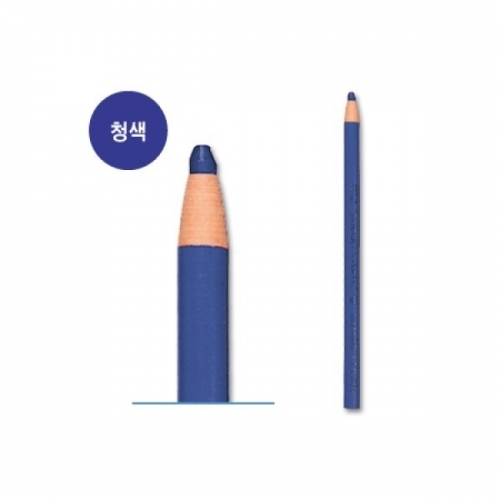 필기구 샤프 연필 색연필보성화학 유리용 색연필 청색   DZ