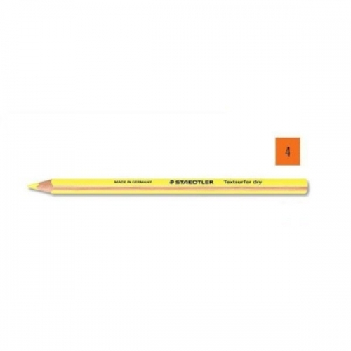 필기구 샤프 연필 색연필스테들러 128 64 형광 색연필  주황색(4)
