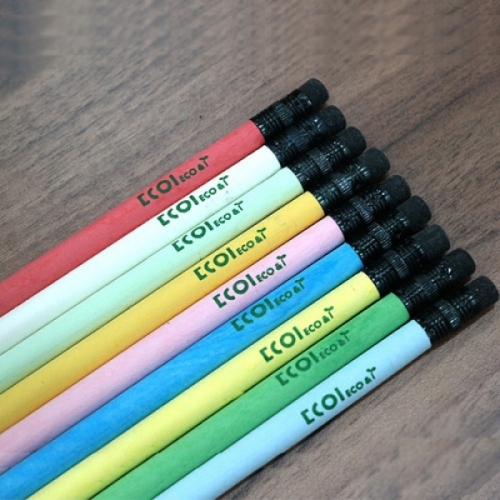 에코아이 친환경 색종이 10개입 지우개연필 세트