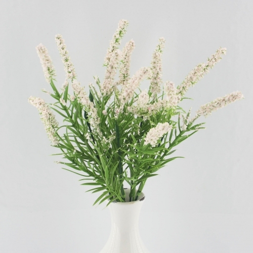 라벤다부쉬(분홍빛흰색) 조화장식 조화 인조꽃 조화꽃