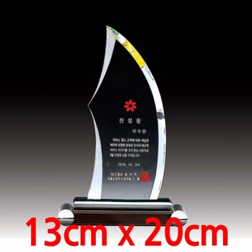 크리스탈 상패(TP784) 13x20cm