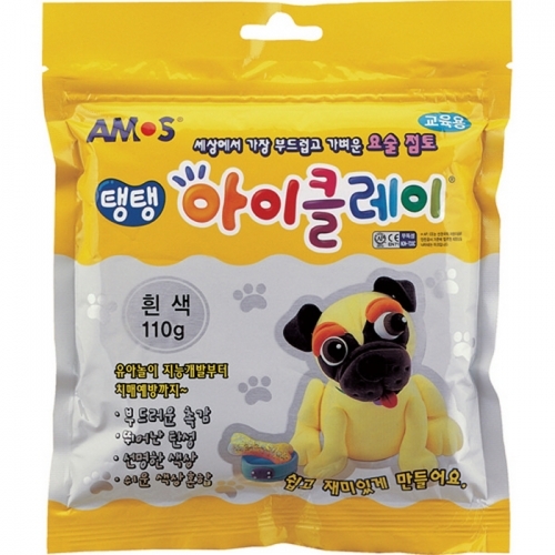 5000 탱탱 아이클레이 파우치 흰색(110g)