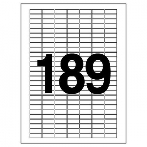 분류표기용 라벨(LQ-3189 20매 189칸 폼텍)