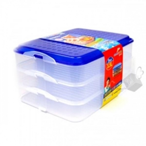 쿨라라 직사각17호 3.5LX3p (1봉 3세트)／ 밀폐용기 플라스틱밀폐용기 냉장