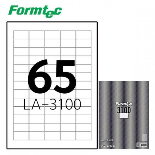폼텍 LA-3100 20매 레이저 광택 라벨