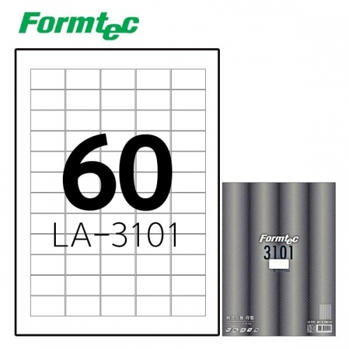 폼텍 LA-3101 20매 레이저 광택 라벨
