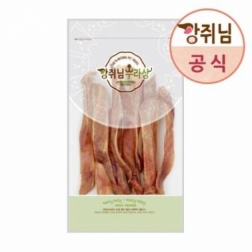 강쥐님 수제간식 돼지귀슬라이스 (70g)