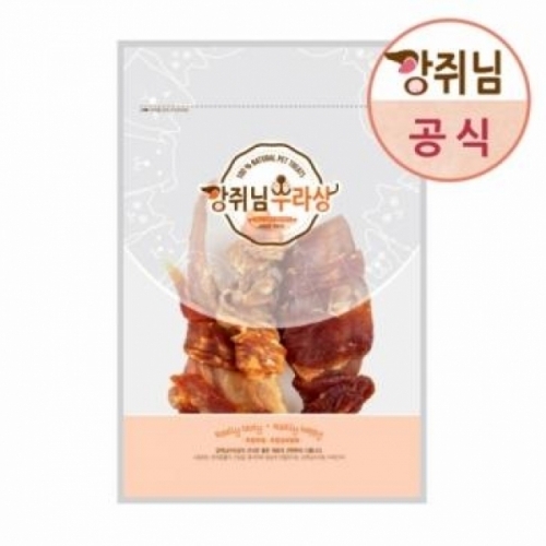 강쥐님 수제간식 돼지귀오리말이 (50g)