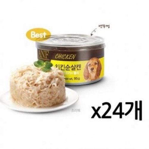 ANF 강아지캔 치킨순살 (1박스 95gx24개)