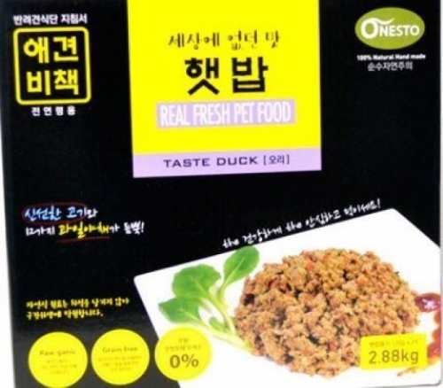 애견비책 햇밥(오리)120gx24개 애견간식 강이지간식