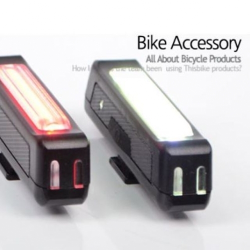 COMET HBL4-1(화이트)충전식 자전거안전등