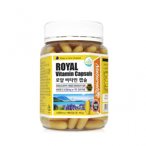 로얄 비타민캡슐 180캡슐 비타민E 로얄젤리함유 6개월